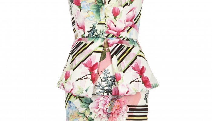 Floral dress, R1299, River Island exclusively Available at Flagship and Selected Edgars Stores